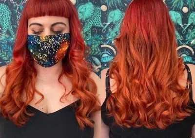 Rouge to Copper Ombré